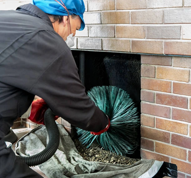 Professional chimney cleaning in Vernon